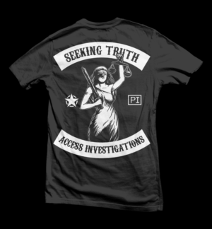 T-shirt Design by D'Mono for Access Investigations, LLC | Design: #9984648