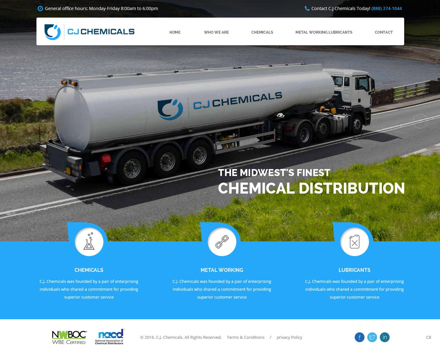 Web-Design von pb für C.J. Chemicals | Design #9869699