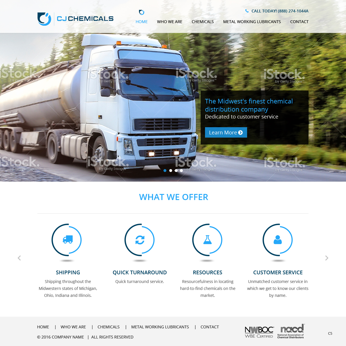 Web Design by pb for C.J. Chemicals | Design #9869703
