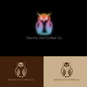 Logo-Design von instudio für Electric Owl Coffee Co. | Design: #9919727