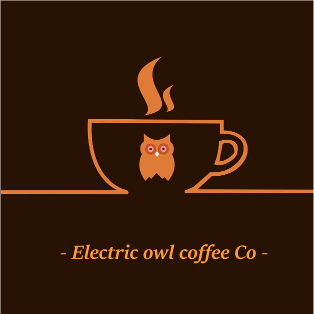 Logo Design by DMaslev for Electric Owl Coffee Co. | Design #9894217