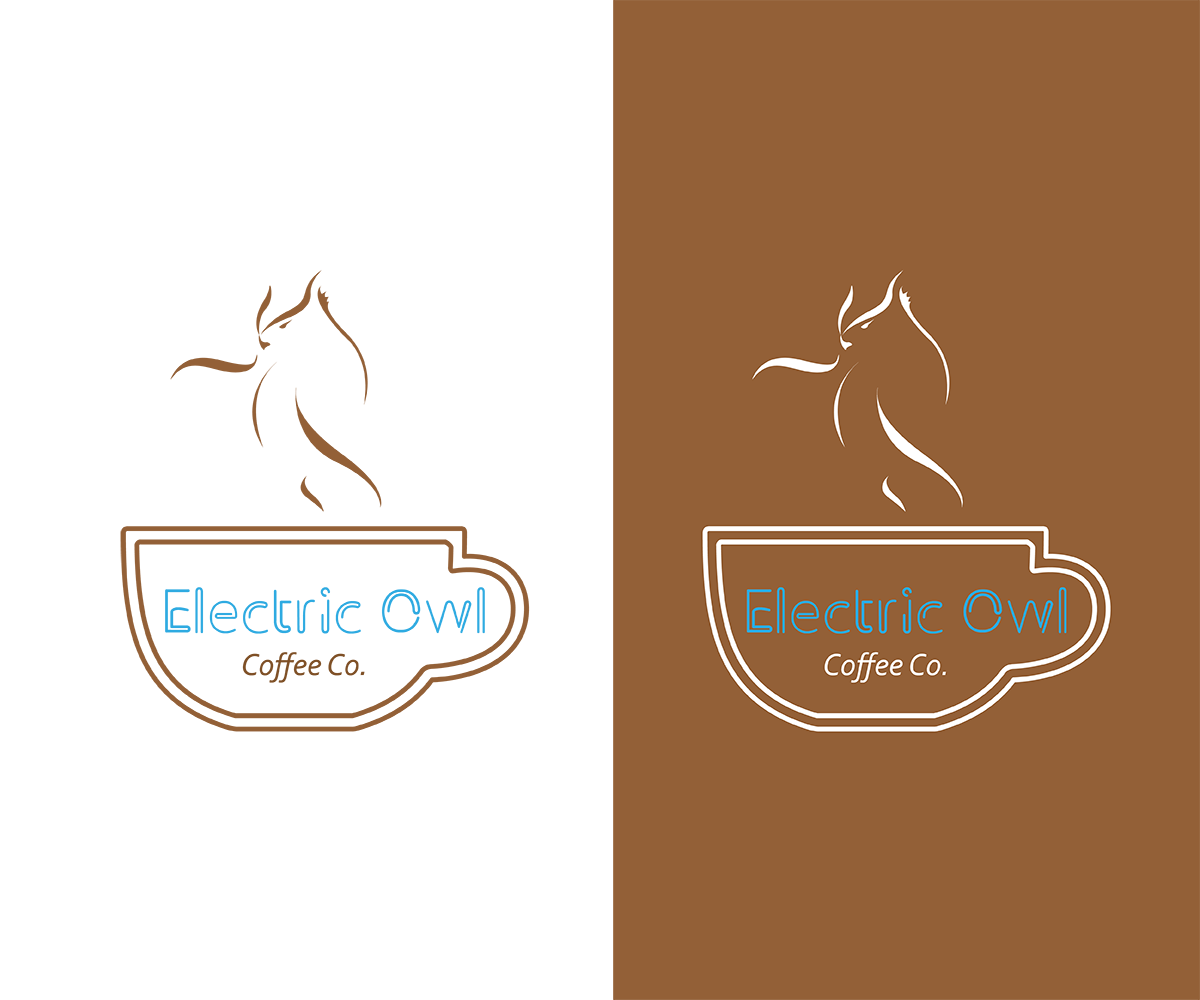 Logo Design by Alume Studio for Electric Owl Coffee Co. | Design #9940497