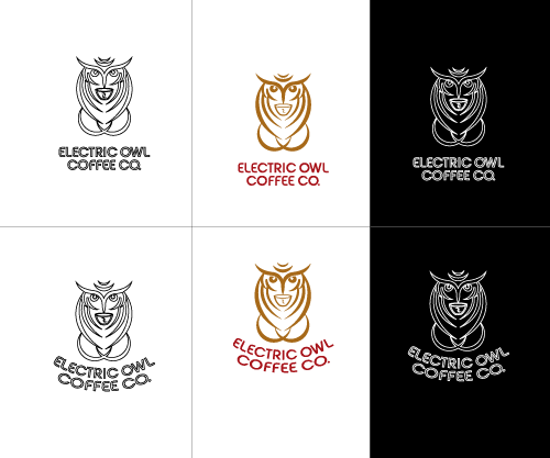 Logo Design by Mustafa ALJ for Electric Owl Coffee Co. | Design #9851518
