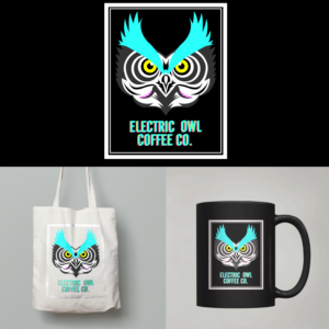 Logo Design by LoganDesign for Electric Owl Coffee Co. | Design: #9924541