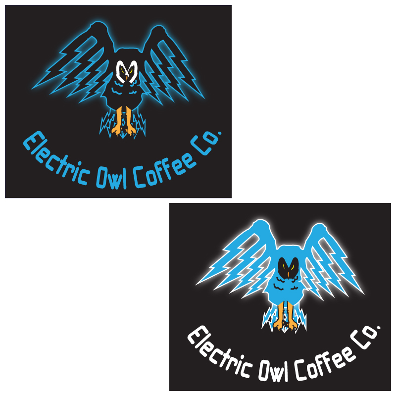 Logo Design by ktgrandy for Electric Owl Coffee Co. | Design #9887382