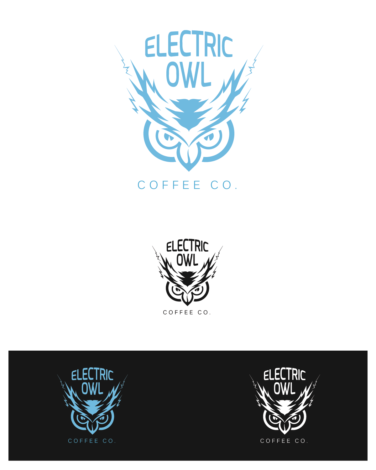 Logo-Design von dan-D-dan für Electric Owl Coffee Co. | Design #9910765