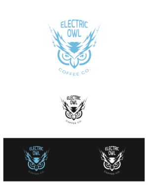 Logo Design by dan-D-dan for Electric Owl Coffee Co. | Design: #9921067