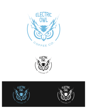 Logo Design by dan-D-dan for Electric Owl Coffee Co. | Design: #9921111