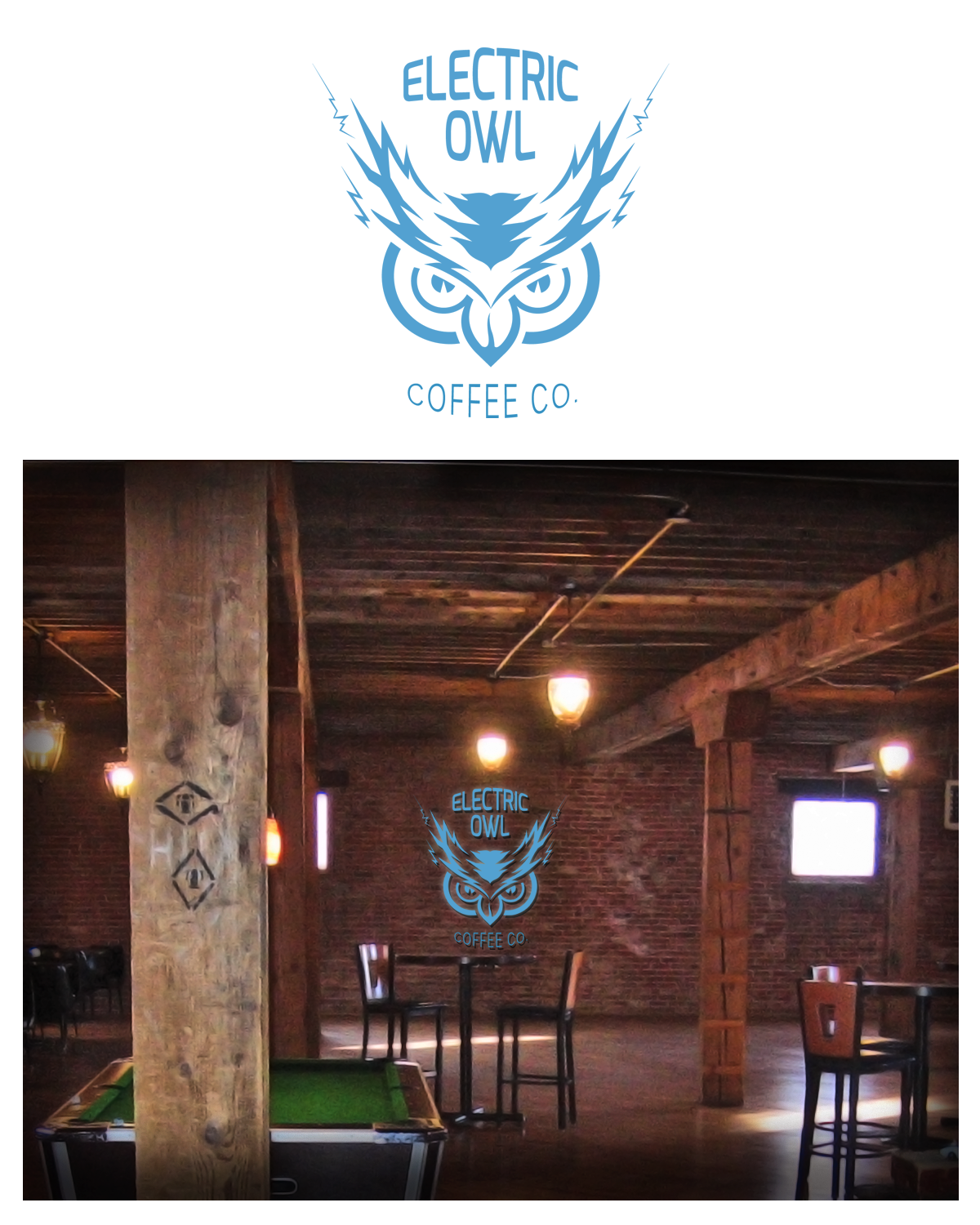 Logo Design by dan-D-dan for Electric Owl Coffee Co. | Design #9921258
