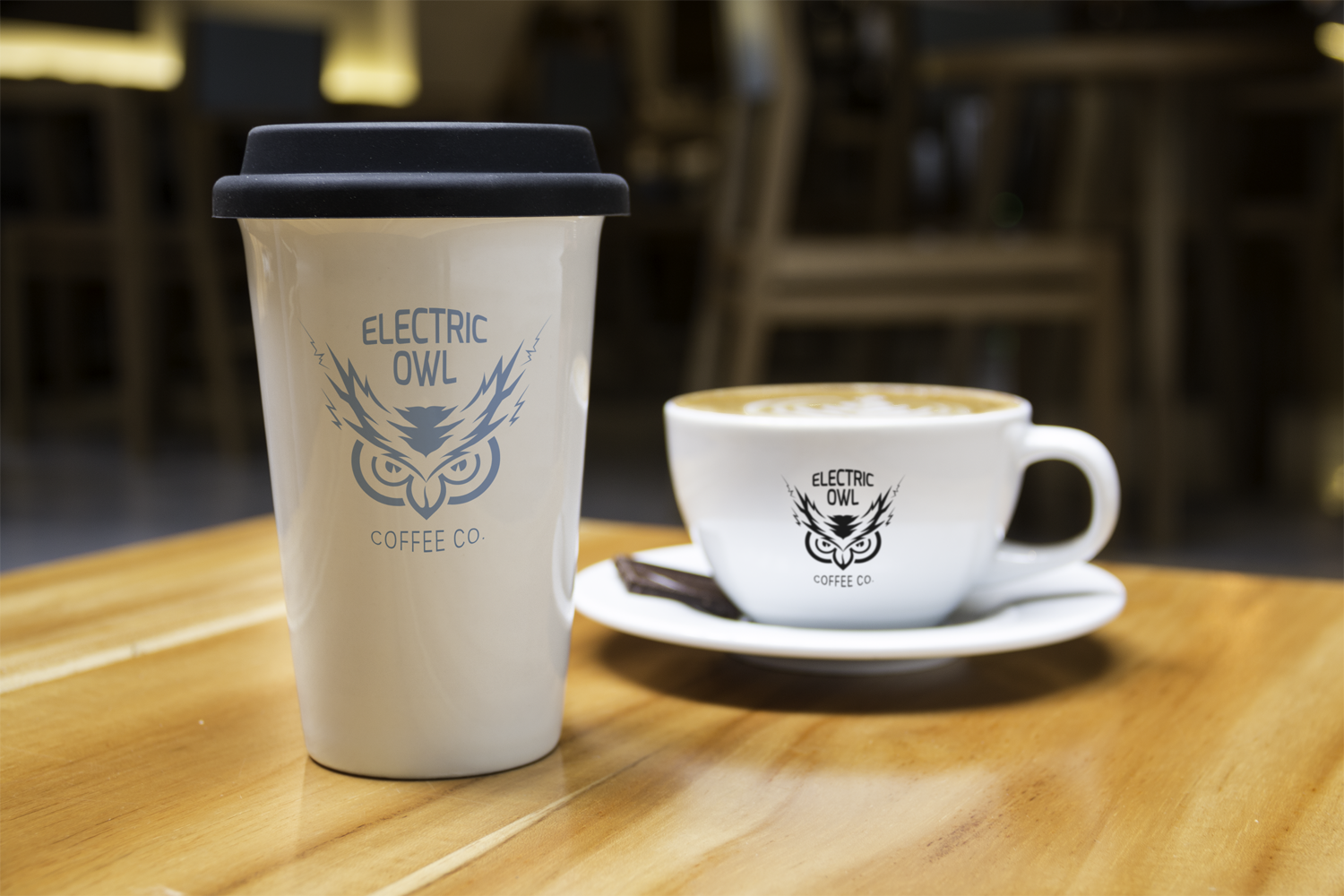 Logo Design by dan-D-dan for Electric Owl Coffee Co. | Design #9931849