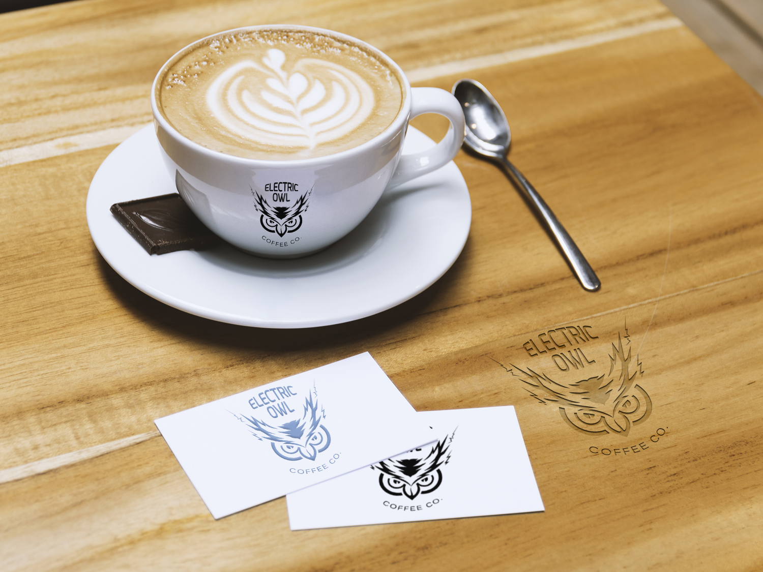 Logo Design by dan-D-dan for Electric Owl Coffee Co. | Design #9932354