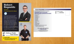 Design de Carte Postale par Venus L. Penaflor pour Addisonwolfe Real Estate | Design : #9913329