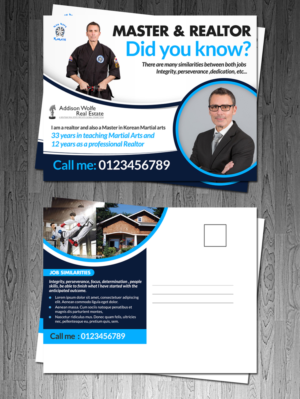Design de Carte Postale par debdesign pour Addisonwolfe Real Estate | Design : #9871234
