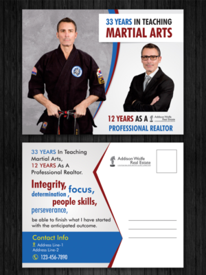 Design de Carte Postale par ecorokerz pour Addisonwolfe Real Estate | Design : #9870271