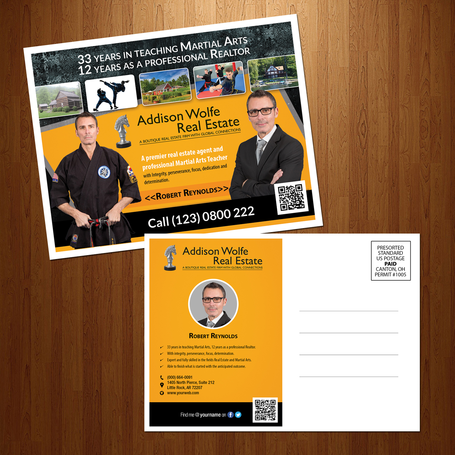 Design de Carte Postale par VEGA-Designs pour Addisonwolfe Real Estate | Design #9906206