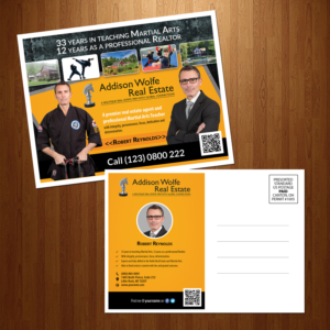 Design de Carte Postale par VEGA-Designs pour Addisonwolfe Real Estate | Design #9906206