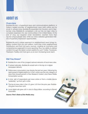 Diseño de Brochure por alessandroevge para BubbleLife Media LLC | Diseño: #9860153