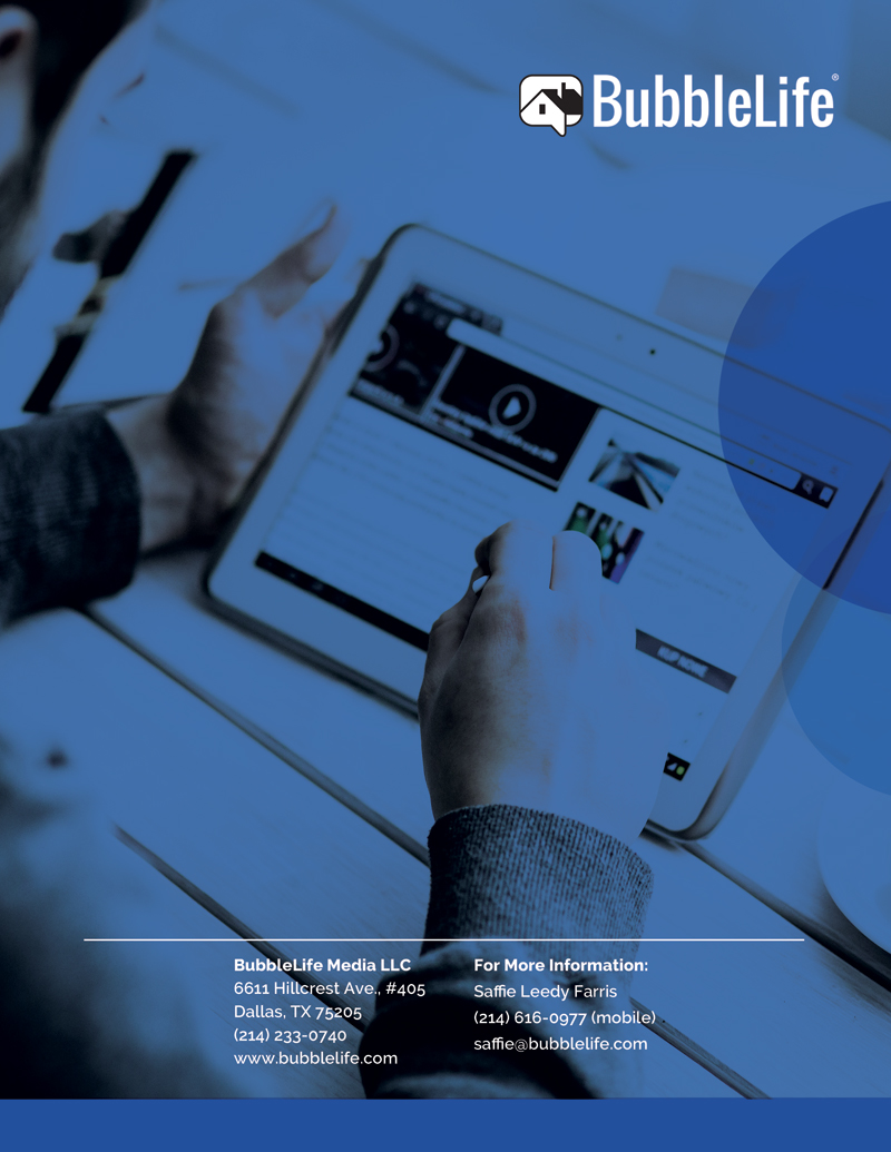 Brochure Design by alessandroevge for BubbleLife Media LLC | Design #9860156