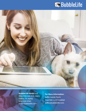 Diseño de Brochure por alessandroevge para BubbleLife Media LLC | Diseño: #9868310