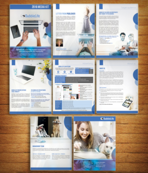 Diseño de Brochure por alessandroevge para BubbleLife Media LLC | Diseño: #9872759