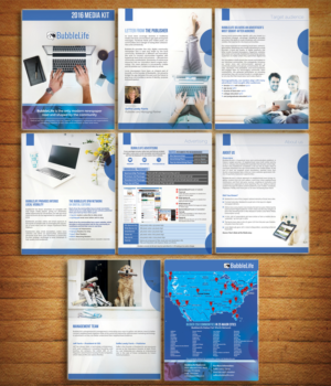 Diseño de Brochure por alessandroevge para BubbleLife Media LLC | Diseño #9873262