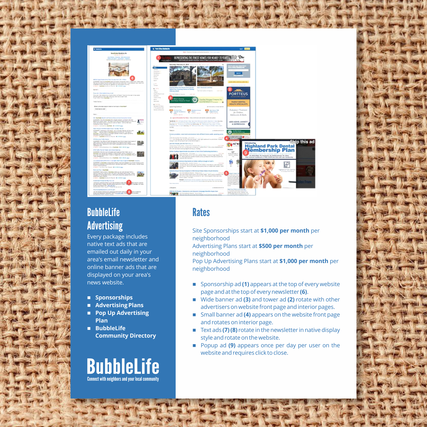 Design de Brochure par barinix pour BubbleLife Media LLC | Design #9864440