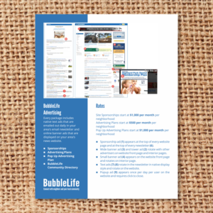 Brochure Design by barinix for BubbleLife Media LLC | Design: #9864440