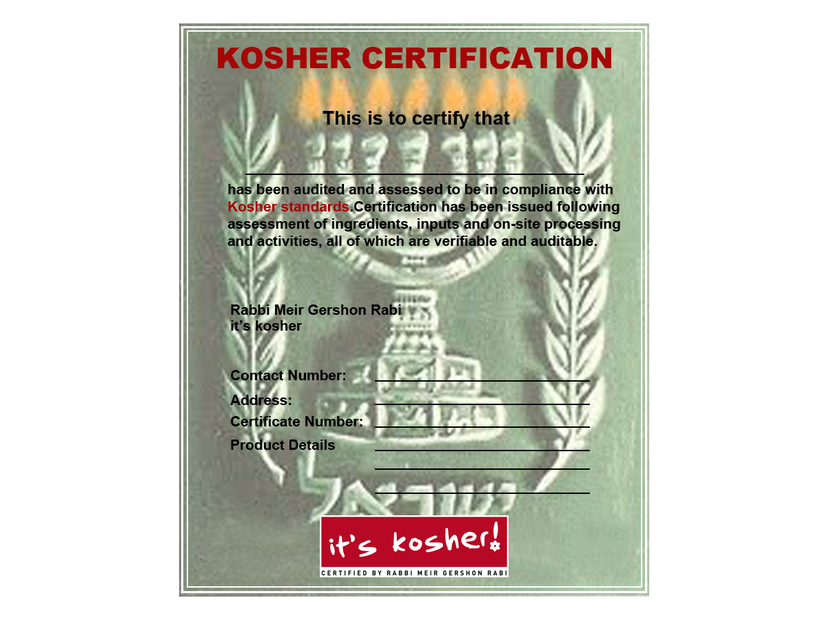 Diseño de Póster por cyborg para its kosher | Diseño #440272
