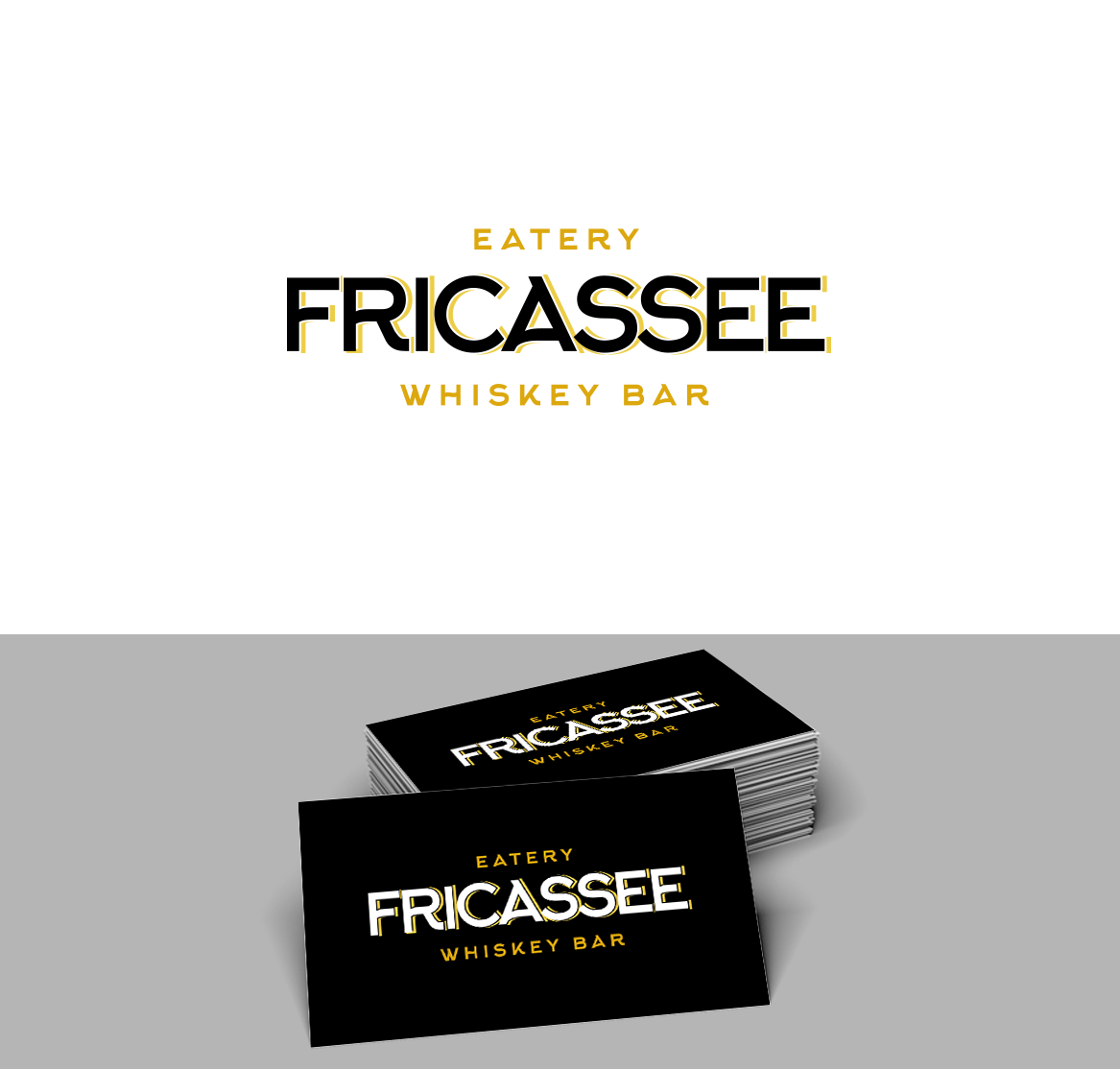 Logo Design by trufya for FRICASSEE Eatery Whiskey Bar | Design #9926951
