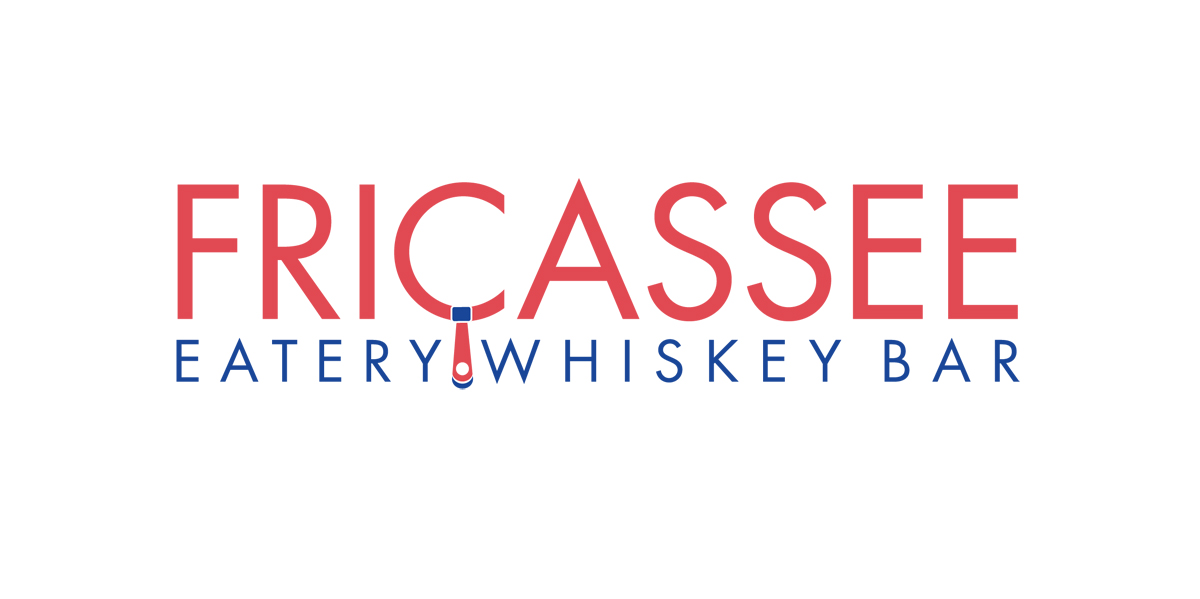 Logo Design by Halfull Media for FRICASSEE Eatery Whiskey Bar | Design #9918694