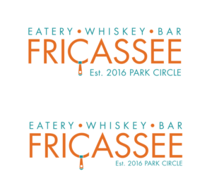 Logo Design by Halfull Media for FRICASSEE Eatery Whiskey Bar | Design: #9929688