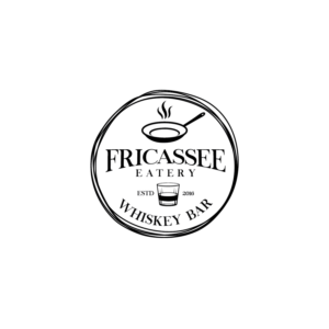 Diseño de Logo por pinkeart para FRICASSEE Eatery Whiskey Bar | Diseño: #10000634