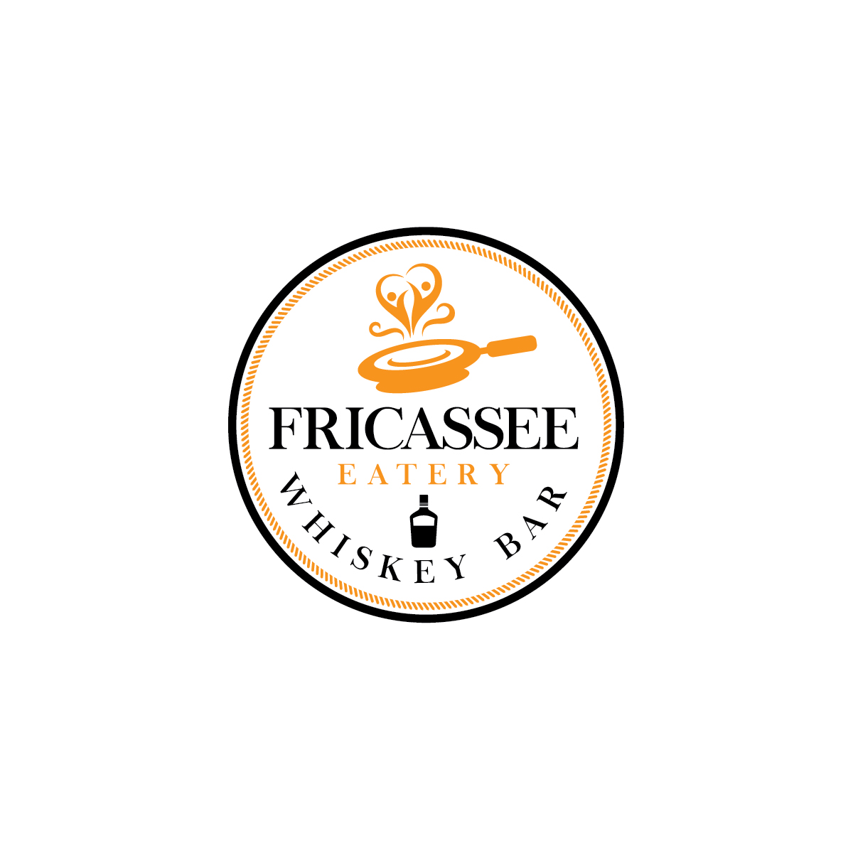 Logo Design by pinkeart for FRICASSEE Eatery Whiskey Bar | Design #9880892