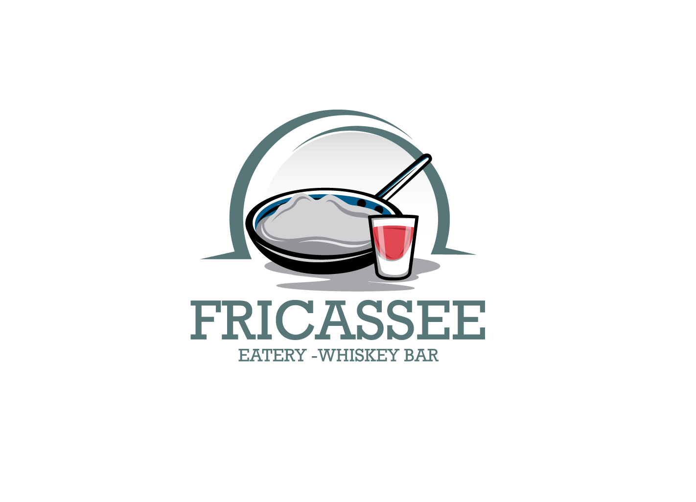 Logo Design by creative.bugs for FRICASSEE Eatery Whiskey Bar | Design #9882321