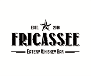 Logo Design by Rox Art Design for FRICASSEE Eatery Whiskey Bar | Design: #9876896