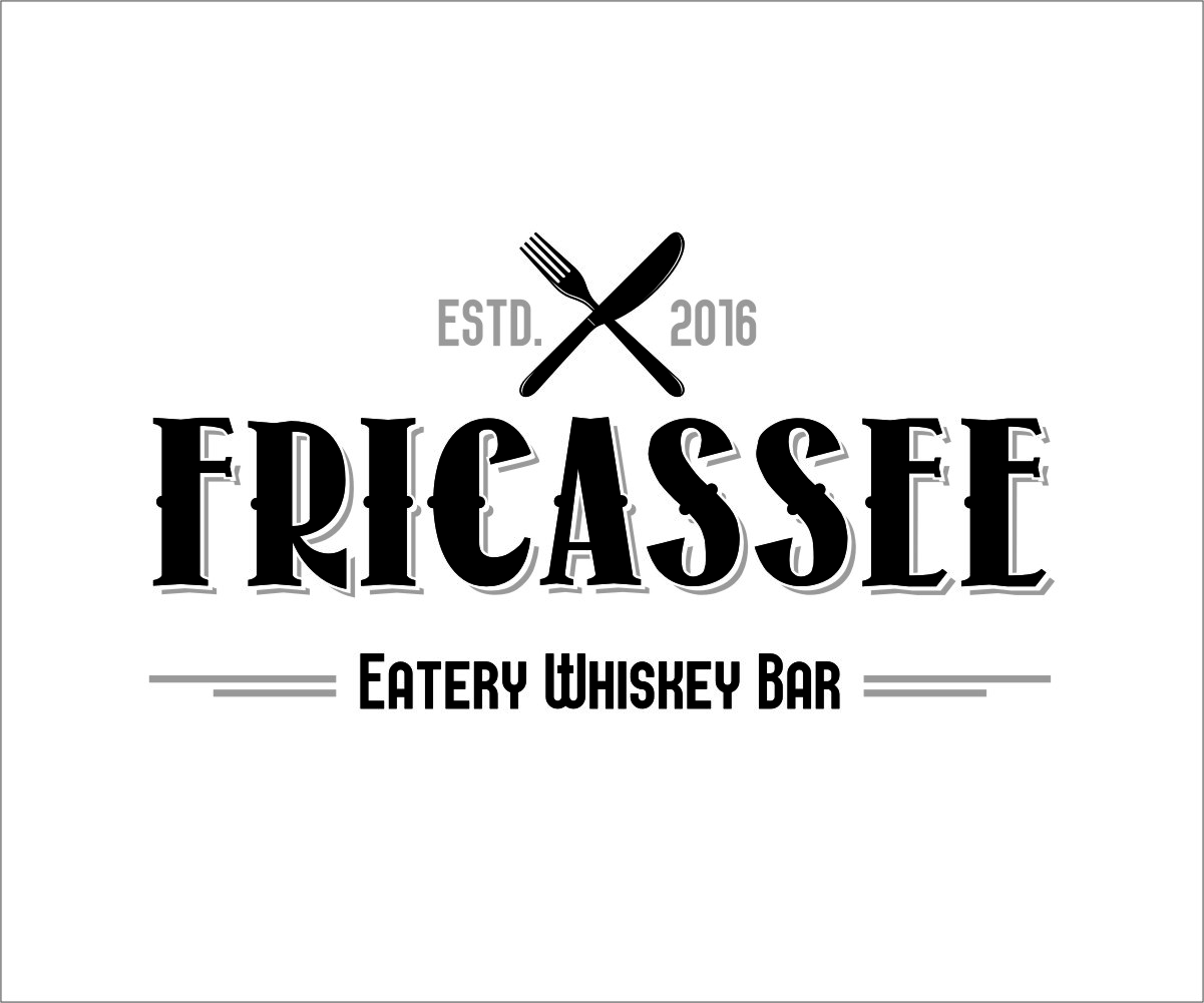 Logo Design by Rox Art Design for FRICASSEE Eatery Whiskey Bar | Design #9876921