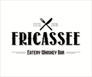 Logo Design by Rox Art Design for FRICASSEE Eatery Whiskey Bar | Design: #9876921