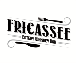Logo Design by Rox Art Design for FRICASSEE Eatery Whiskey Bar | Design: #9876983