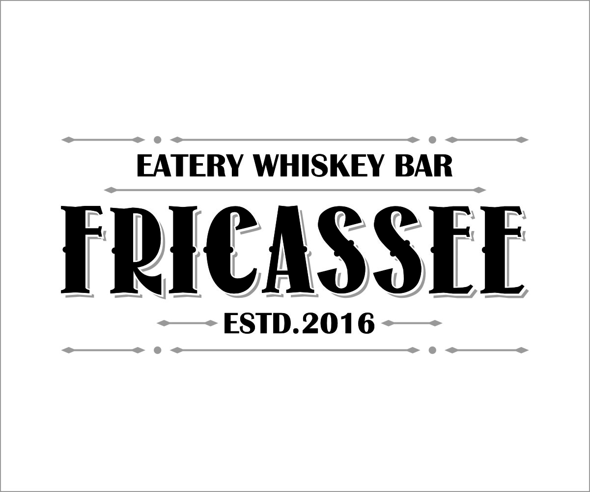 Logo Design by Rox Art Design for FRICASSEE Eatery Whiskey Bar | Design #9877082