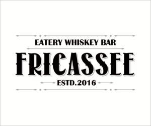 Logo Design by Rox Art Design for FRICASSEE Eatery Whiskey Bar | Design: #9877082
