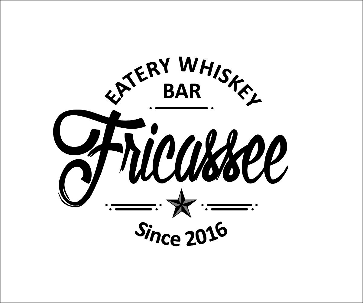 Logo Design by Rox Art Design for FRICASSEE Eatery Whiskey Bar | Design #9877313