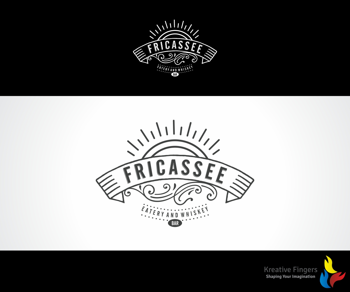 Design de Logo par Kreative Fingers pour FRICASSEE Eatery Whiskey Bar | Design #9883903