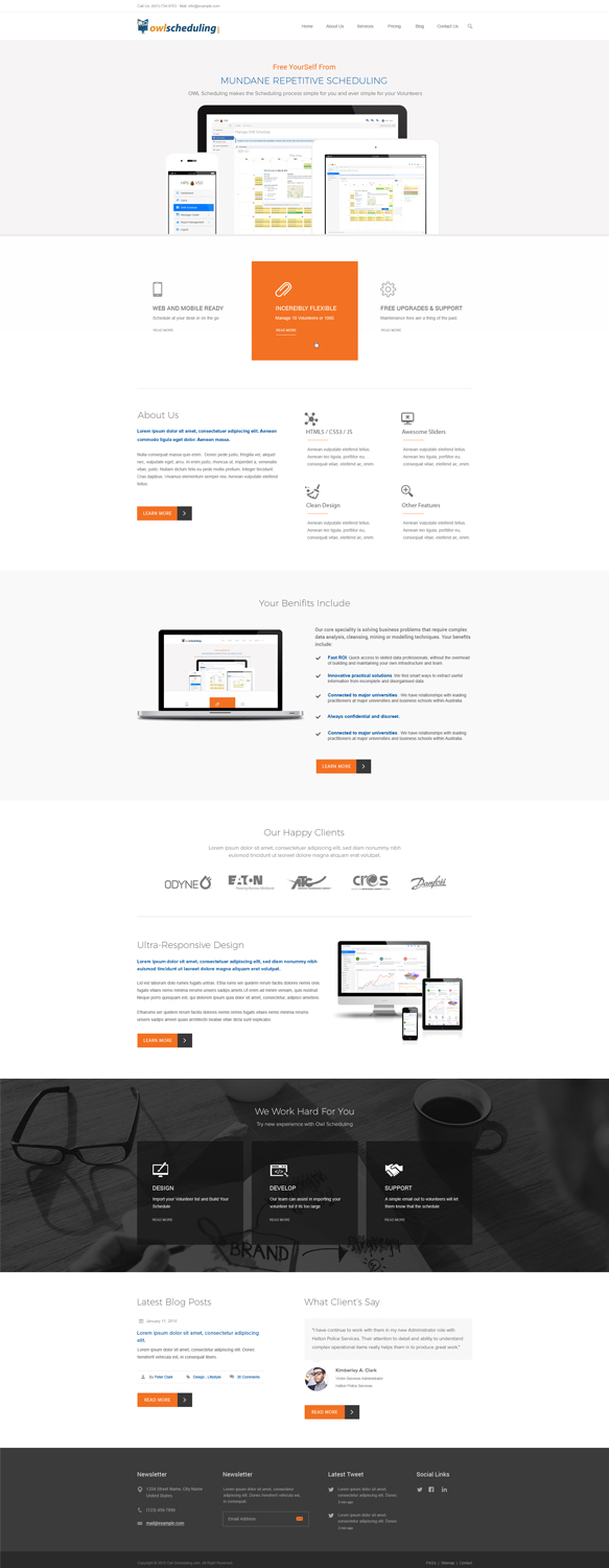 Web Design by Vikram M for UIM Internet Solutions | Design #9870474