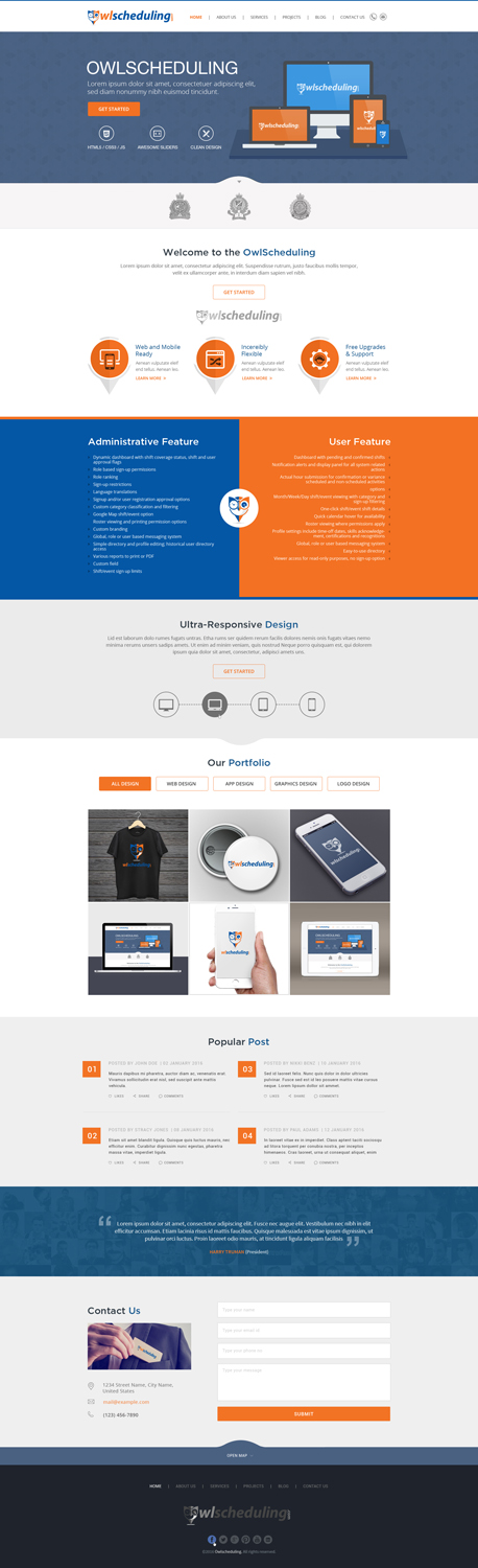 Web Design by creative.bugs for UIM Internet Solutions | Design #9880952