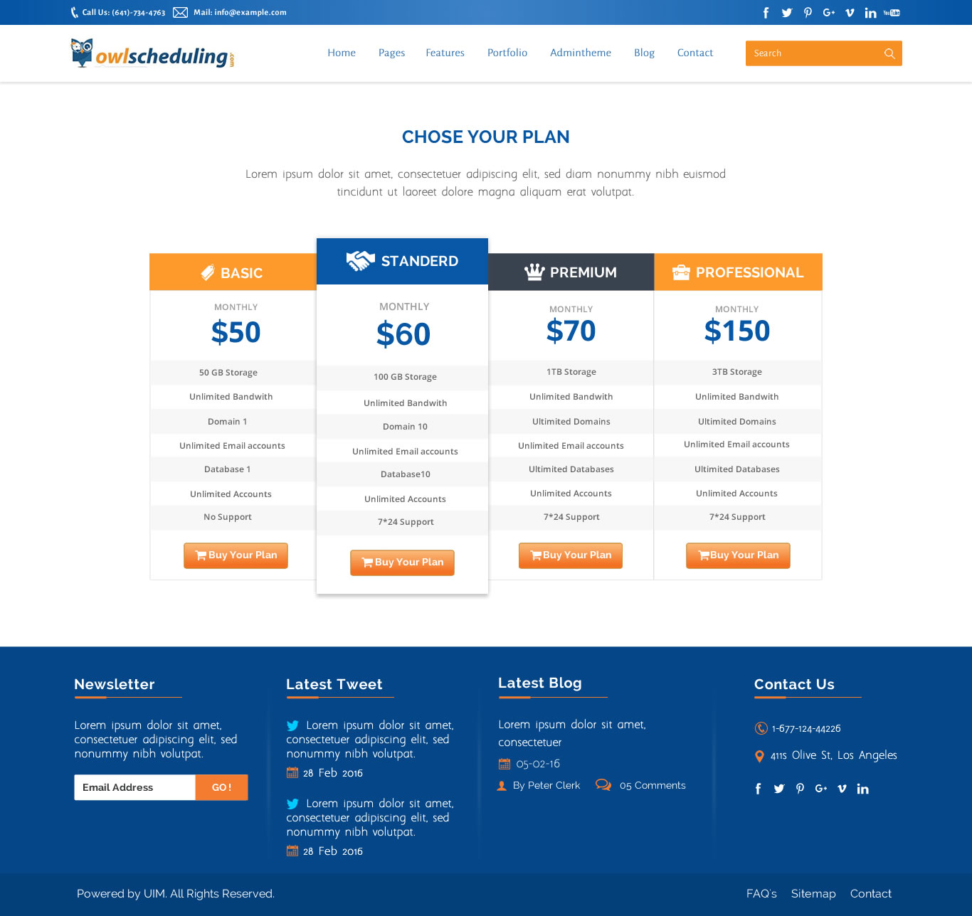 Web Design by Infoway for UIM Internet Solutions | Design #9945258