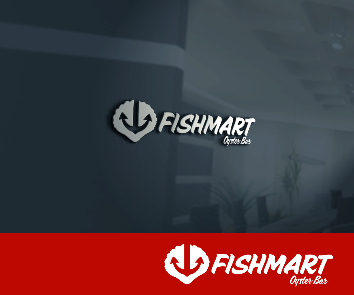 Logo Design by Sergio Coelho for Fishmart Oyster Bar | Design #9936419