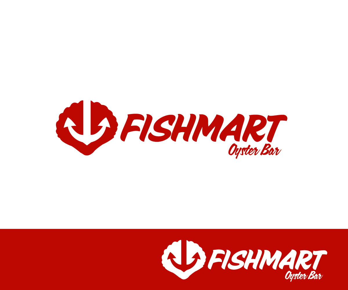Logo Design by Sergio Coelho for Fishmart Oyster Bar | Design #9936422