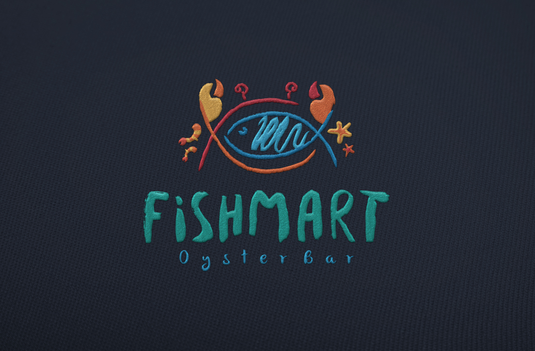 Diseño de Logo por GLDesigns para Fishmart Oyster Bar | Diseño #9863410