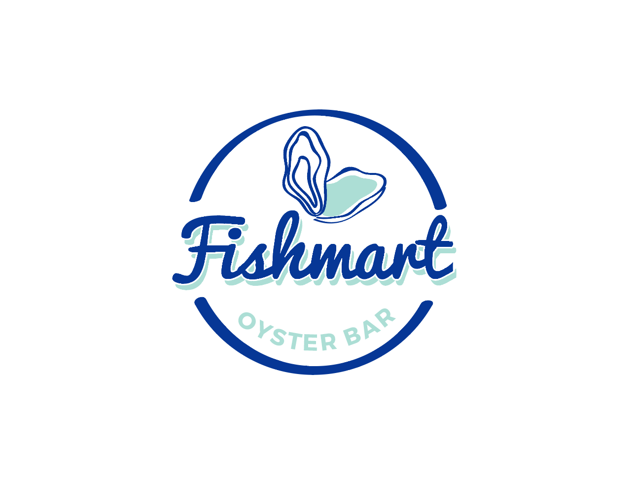 Logo Design by wonderland for Fishmart Oyster Bar | Design #10111714