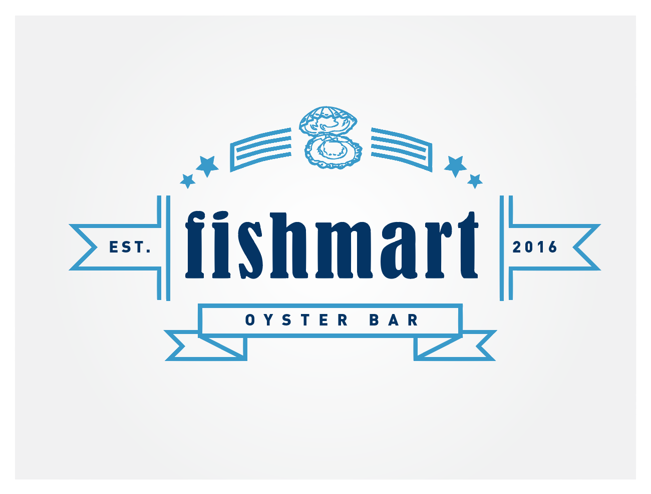 Logo Design by wonderland for Fishmart Oyster Bar | Design #10111774